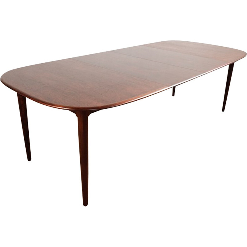 Danish oval table in rosewood - 1960s