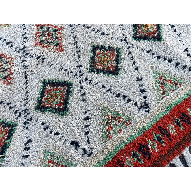Vintage Berber wool rug, 1970