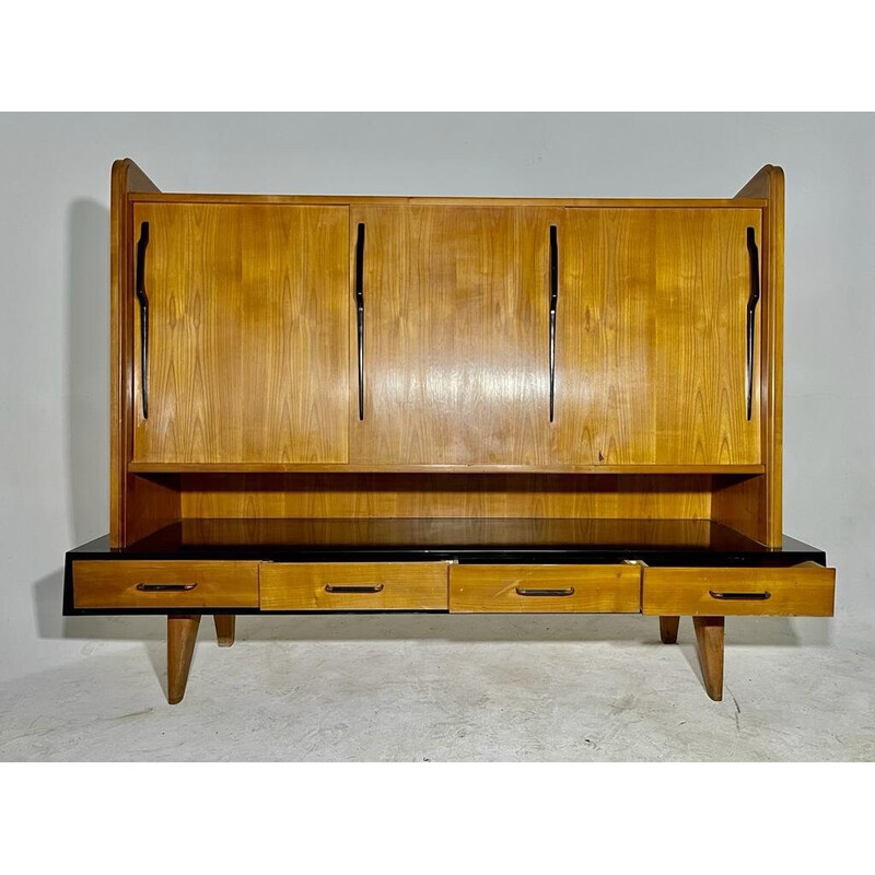 Credenza vintage in rovere chiaro di Gerard Guermonprez, 1950