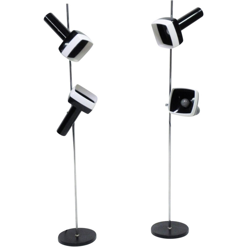 A pair of floor lamps by Bent Kärlby - 1970s