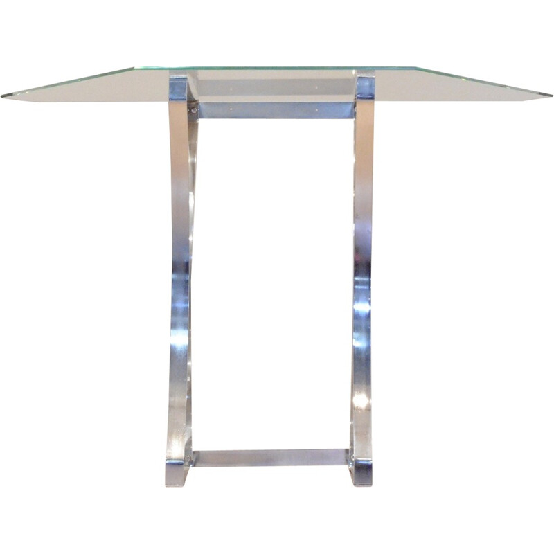 High side glass table - 1970s