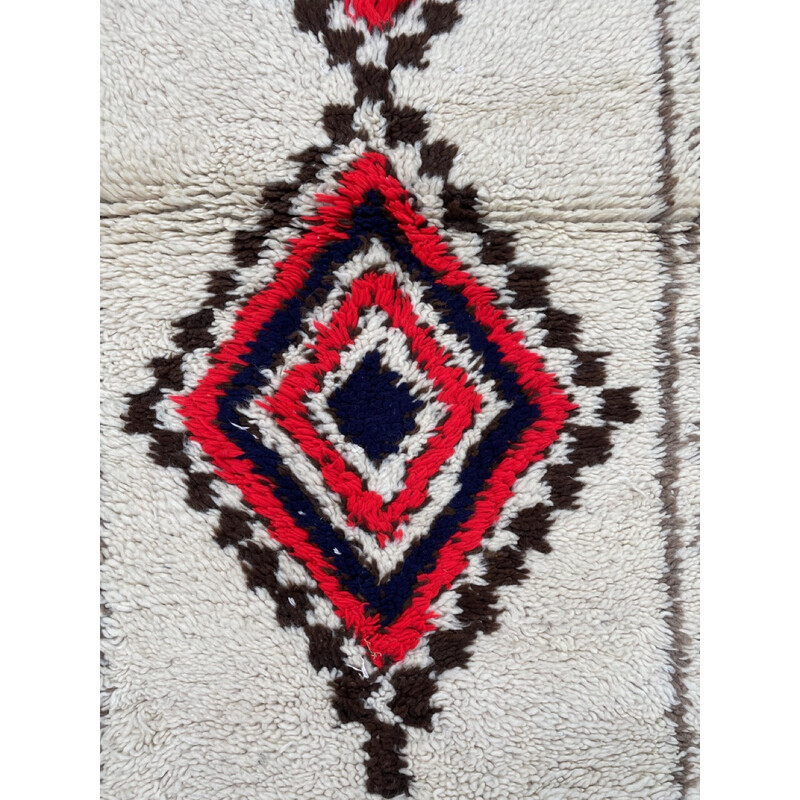 Vintage Moroccan Berber rug Beni Ouarain, Morocco