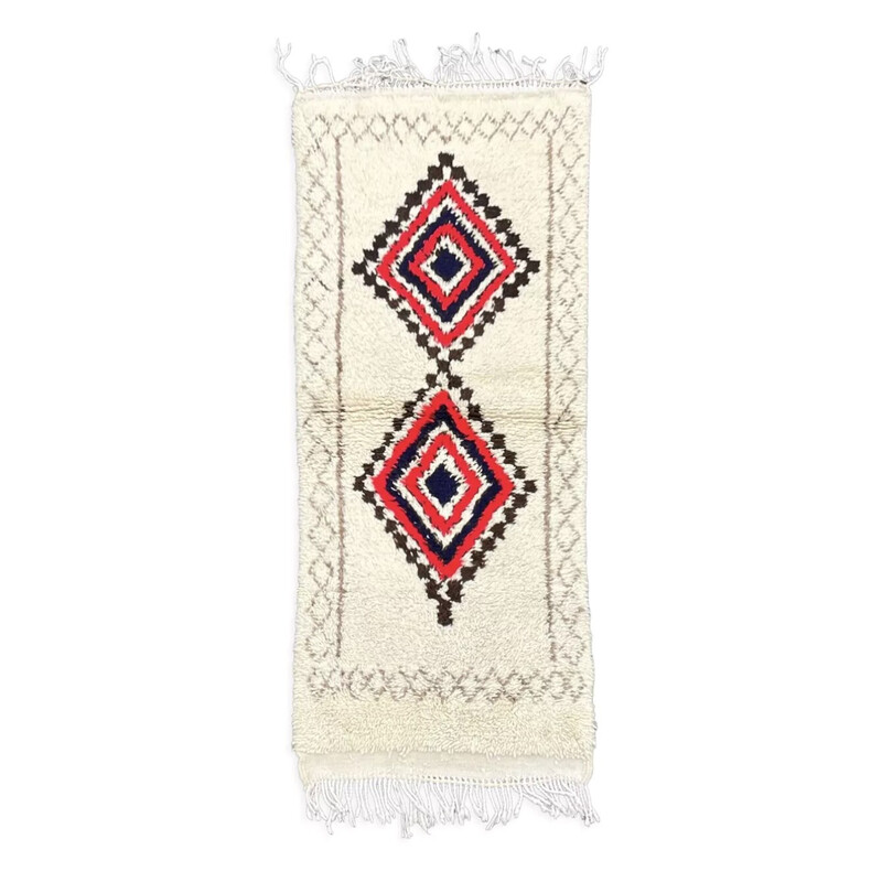 Tapis Berbere marocain vintage Beni Ouarain, Marokko