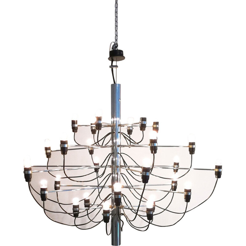 Chandelier model 209730 by Gino Sarfatti for Arteluce - 1950s