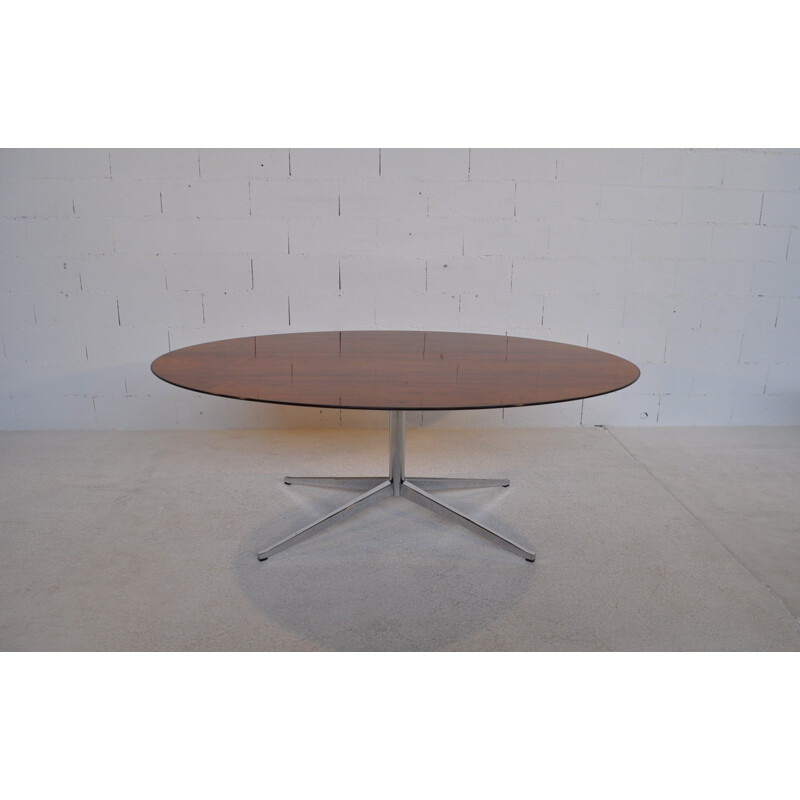 Table à repas ovale en palissandre, Florence KNOLL - années 70