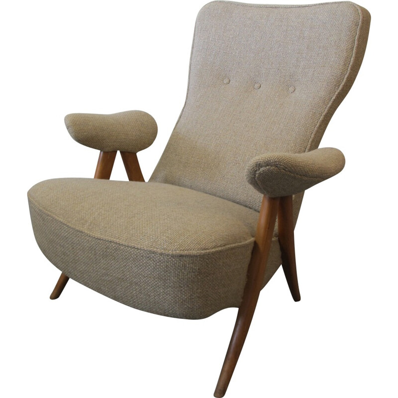 Mid-Century 105 Lounge Chair by Theo Ruth for Artifort - 1950s