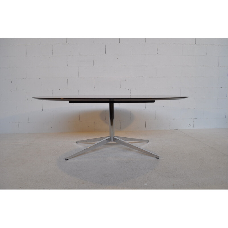 Table à repas ovale en palissandre, Florence KNOLL - années 70