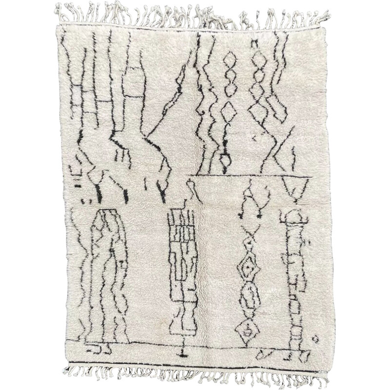 tapis berbère vintage - beni ouarain
