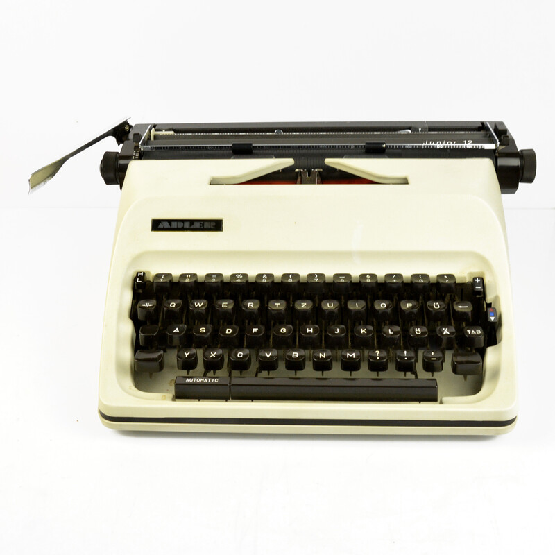 Vintage Adler junior 12 typewriter, Japan 1980s