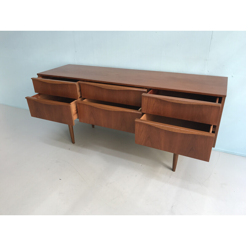Chest of drawers in teck - 1960s