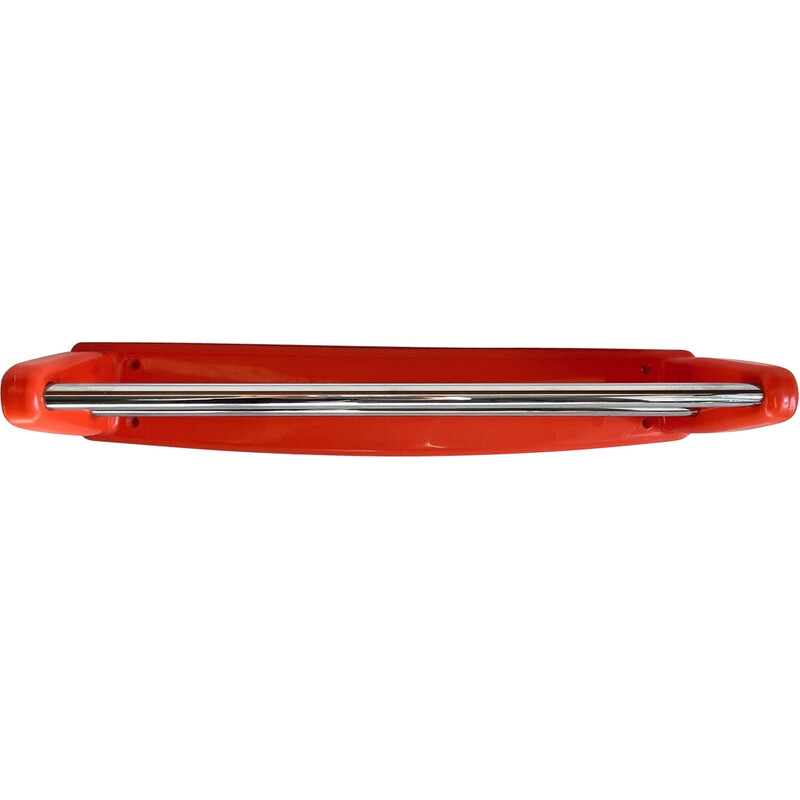 Vintage orange towel rack by Syla, 1970