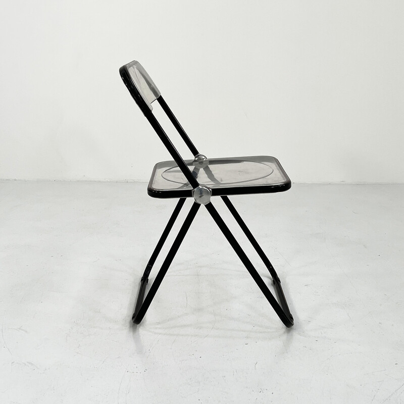 Vintage Plia folding chair by Giancarlo Piretti for Anonima Castelli, 1970s