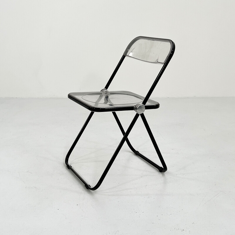 Vintage Plia folding chair by Giancarlo Piretti for Anonima Castelli, 1970s