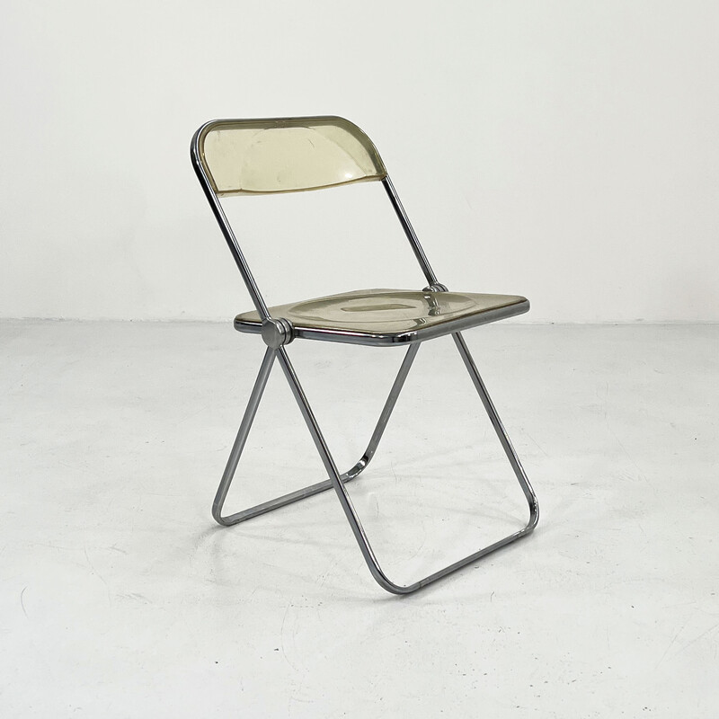 Cadeira dobrável Vintage Plia de Giancarlo Piretti para Anonima Castelli, década de 1970