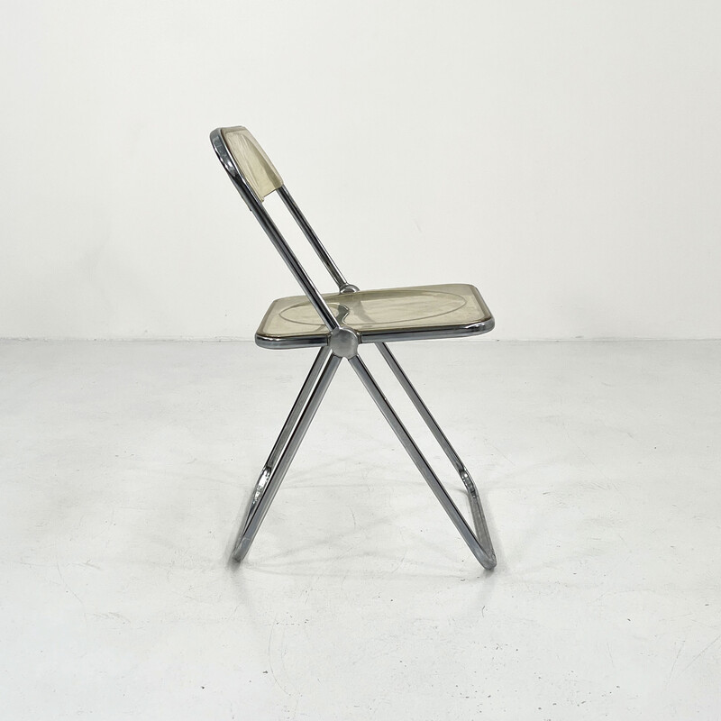Cadeira dobrável Vintage Plia de Giancarlo Piretti para Anonima Castelli, década de 1970