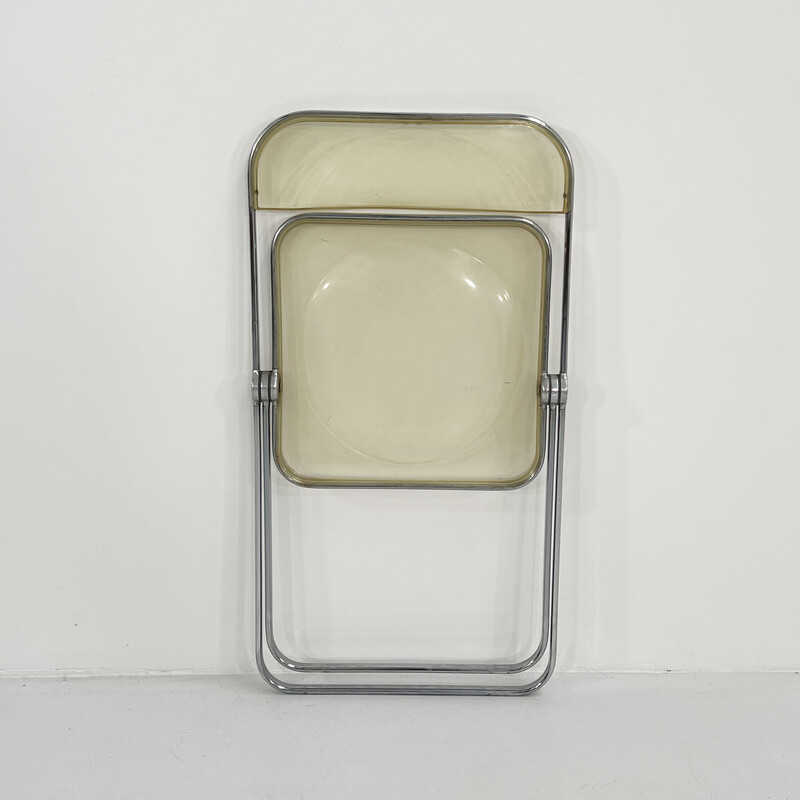 Vintage Plia folding chair by Giancarlo Piretti for Anonima Castelli, 1970s