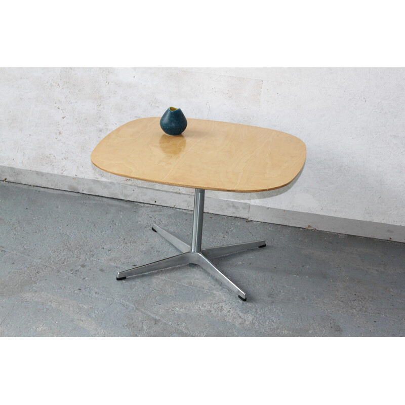 Mesa de café em contraplacado Vintage de Jacobsen, Hein e Mathsson para Fritz Hansen