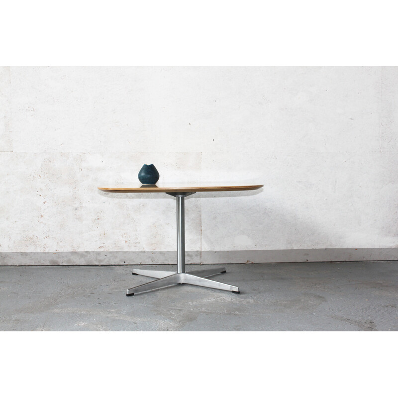 Mesa de café em contraplacado Vintage de Jacobsen, Hein e Mathsson para Fritz Hansen