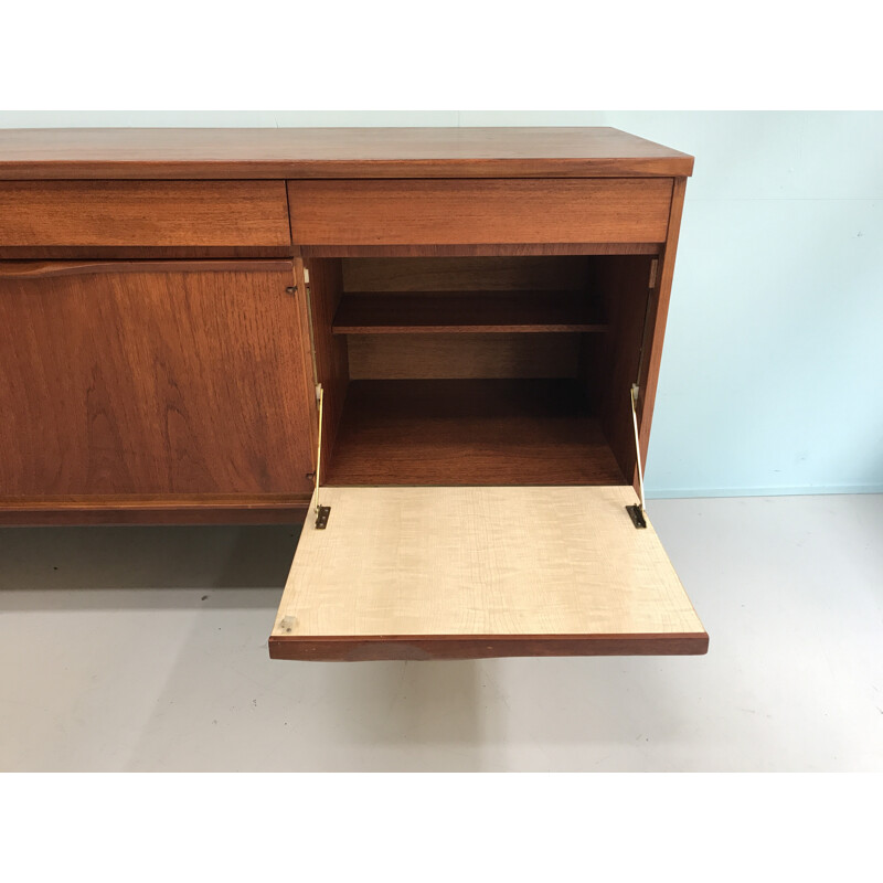 Long Austinsuite teak sideboard - 1960s