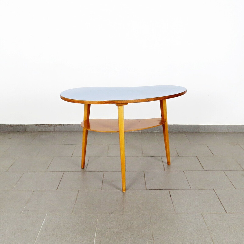 Vintage coffee table with plastic top