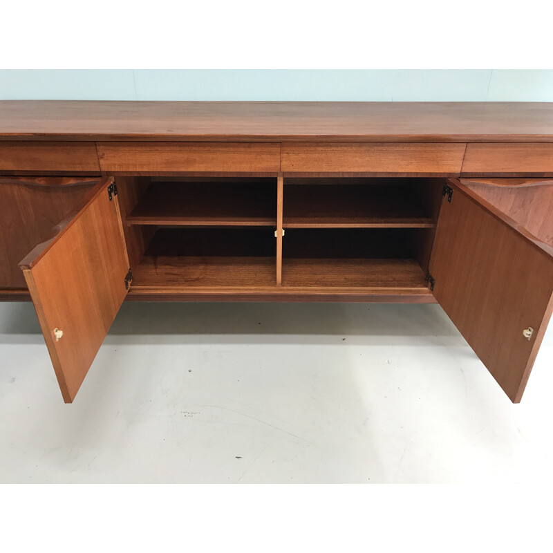 Long Austinsuite teak sideboard - 1960s