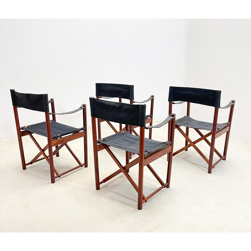 Mid-century folding dining set by Hyllinge Møble, Denmark 1970s