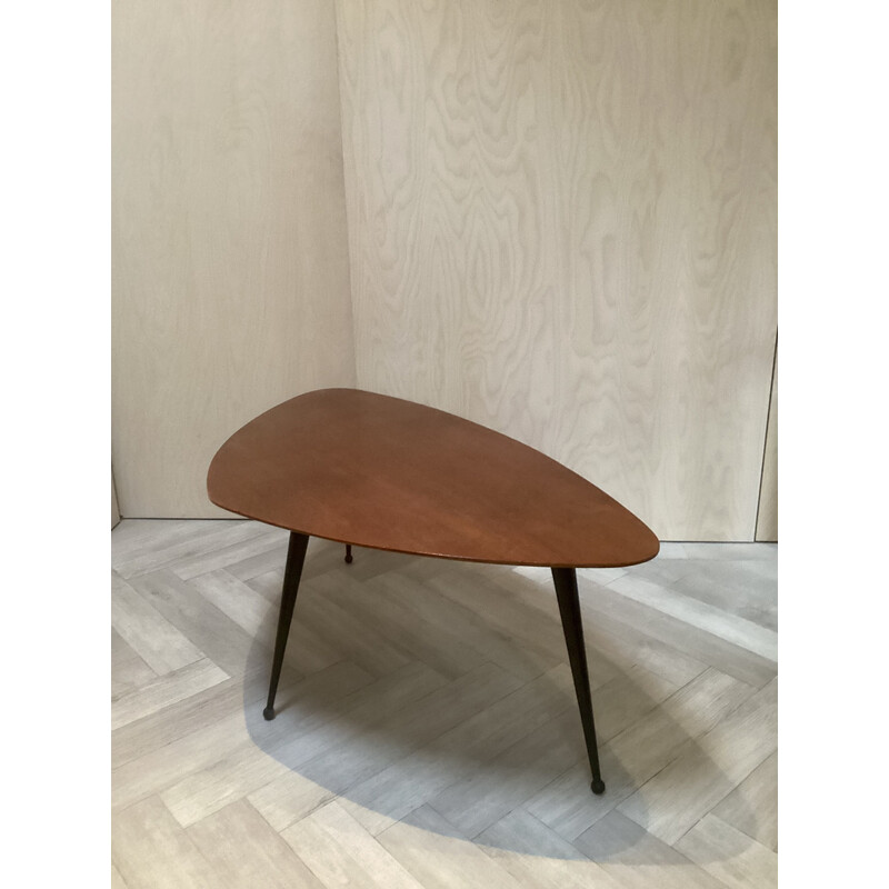 Vintage Pastoe kidney coffee table Tb 39 by Cees Braakman, 1953