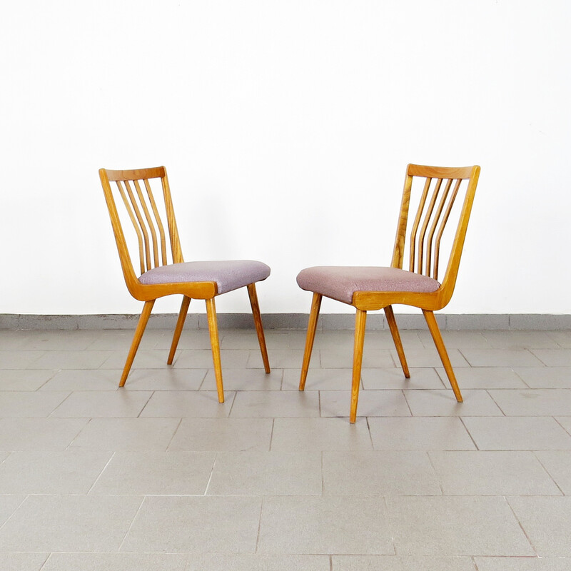 Set of 4 vintage chairs by Krásná Jizba Uluv