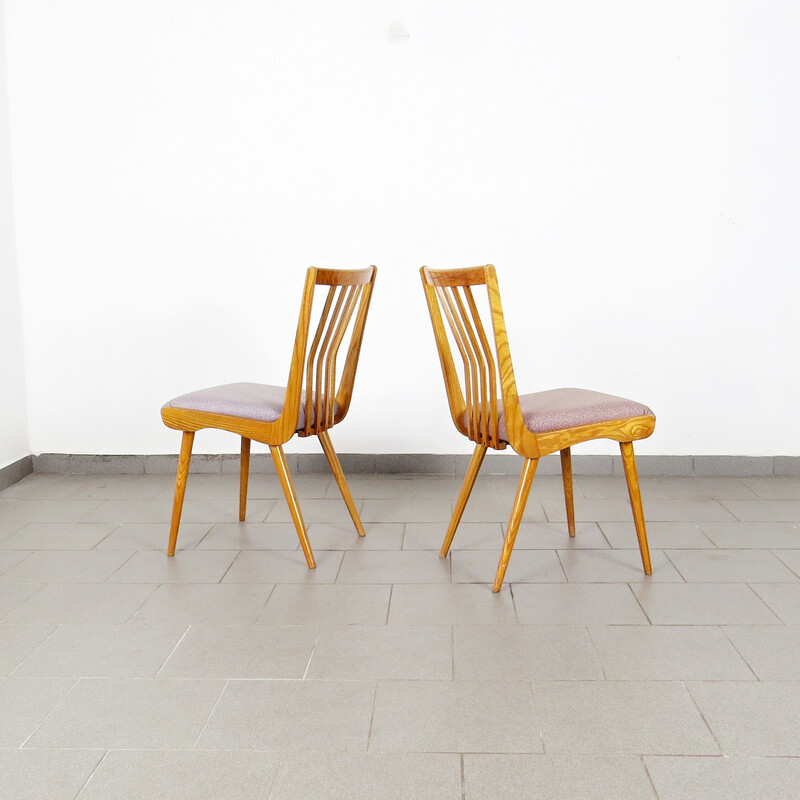 Set van 4 vintage stoelen van Krásná Jizba Uluv