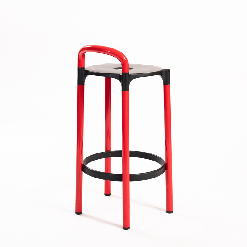 Set of 6 Italian vintage bar stools by Anna Castelli Ferrieri for Kartell, 1979