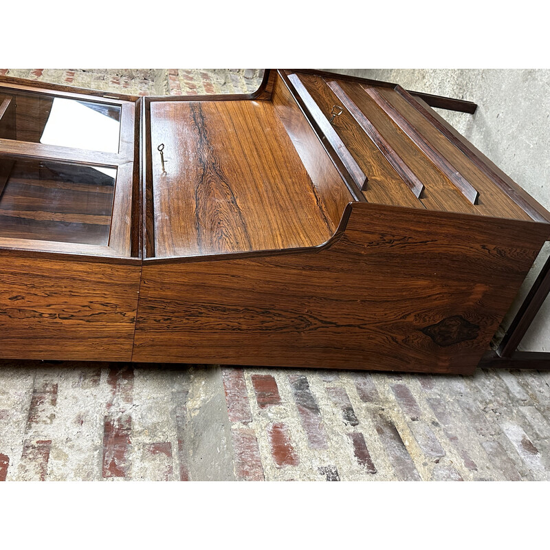 Vintage Rio palissander secretaire, 1960