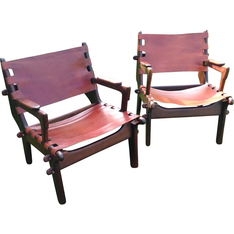 Paire de fauteuils Angel PAZMINO - 1960