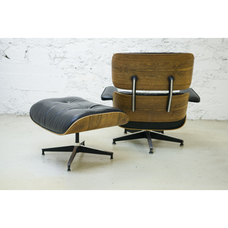 Fauteuil lounge palissandre Herman Miller, Eames - 1960