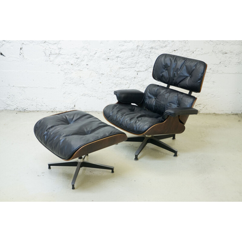 Eames black Lounge Chair for Herman Miller - 1960s