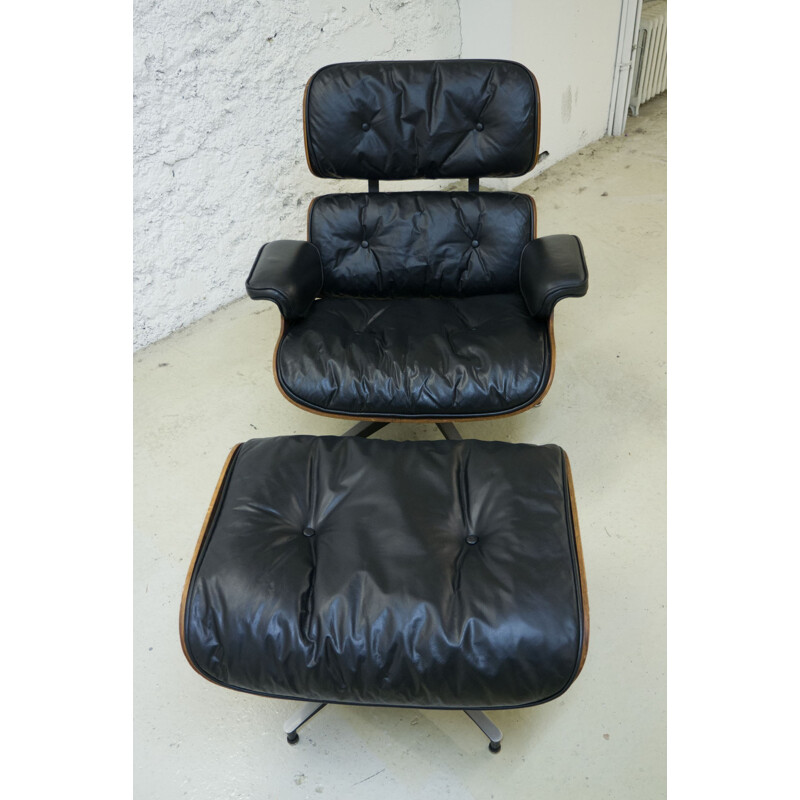 Eames black Lounge Chair for Herman Miller - 1960s