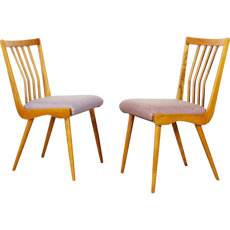Conjunto de 4 cadeiras vintage de Krásná Jizba Uluv
