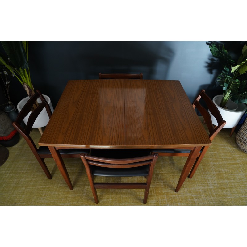 Mid century dining set by A and Fh