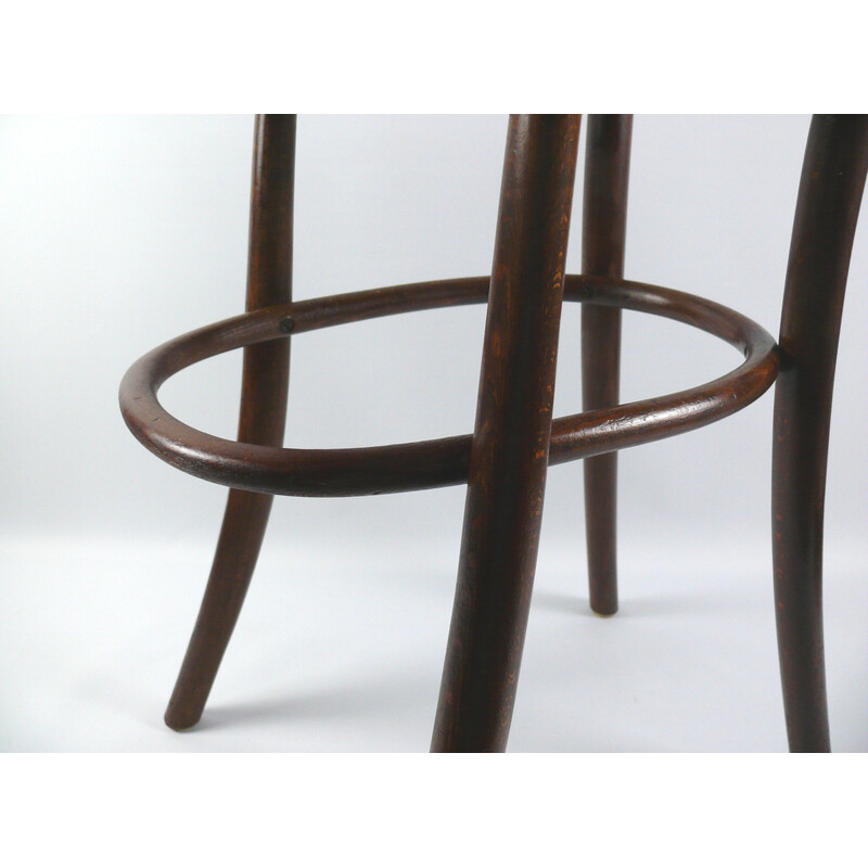 Chaise haute vintage en bois courbé pour enfants par Thonet