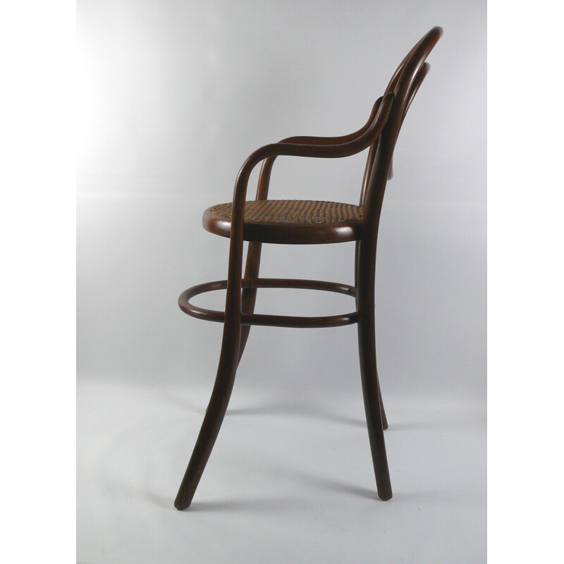 Cadeira alta para crianças Vintage bentwood de Thonet