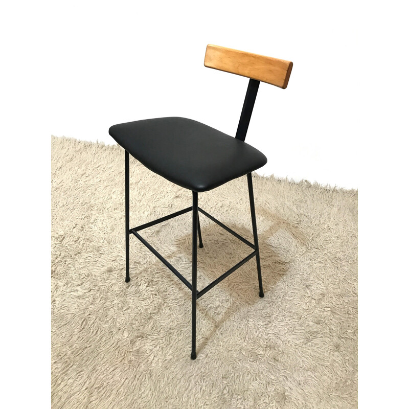 Tabouret de bar vintage Kandya par Frank Guille - 1950