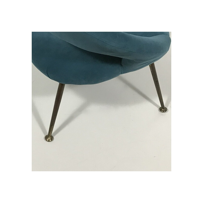 Cadeira de braços italiana Vintage de Gastone Rinaldi, 1960