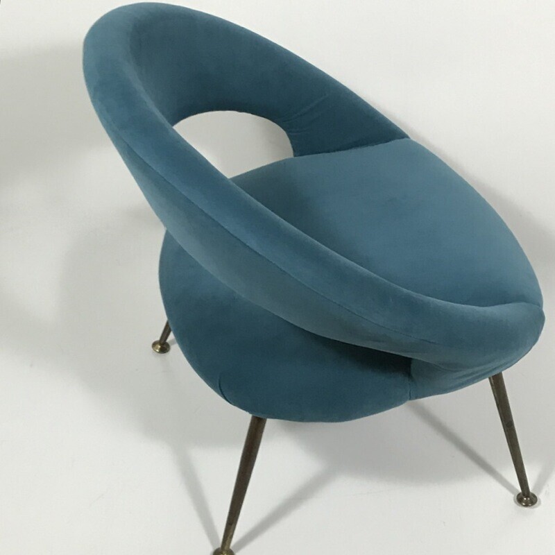 Cadeira de braços italiana Vintage de Gastone Rinaldi, 1960