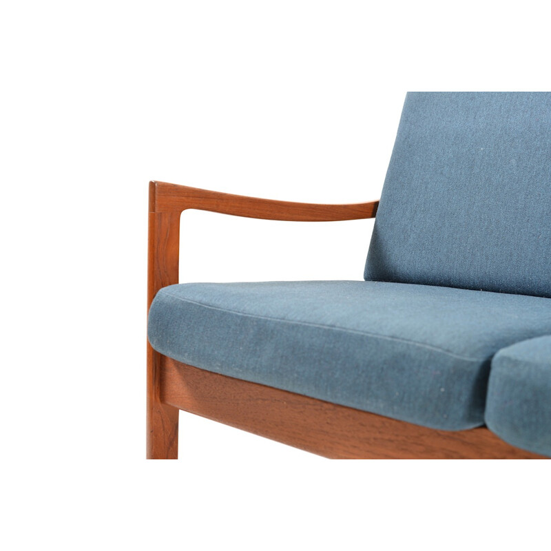 Senator 3-seater in teak by Ole Wanscher - 1960s