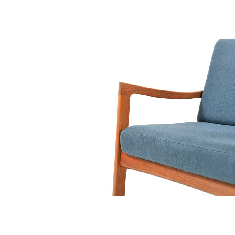 Pair of Senator lounge chairs in teak by Ole Wanscher - 1960s