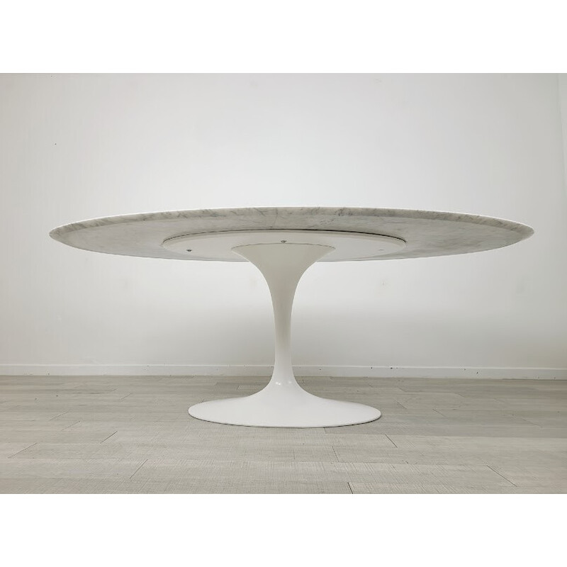 Tavolo vintage in marmo Tulip di Eero Saarin per Knoll International, 1970