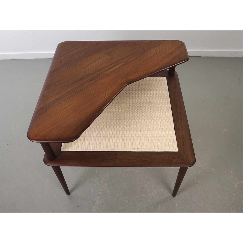 Vintage coffee table by Peter Hvidt and Orla Mølgaard for France and Son, Denmark 1957