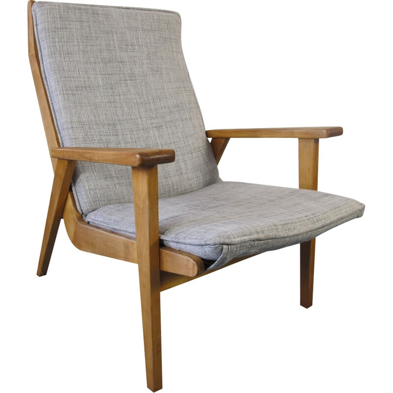 Mid-Century Dutch Lotus Easy Chair by Rob Parry for Gelderland - 1950s