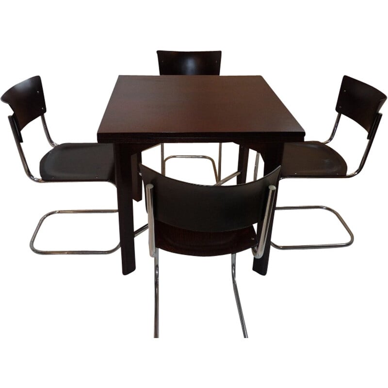 Dining set in Bauhaus style by J. Halabal and Mart Stam - 1930s