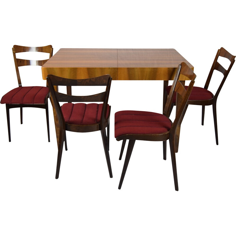 Set da pranzo vintage in teak, 1960