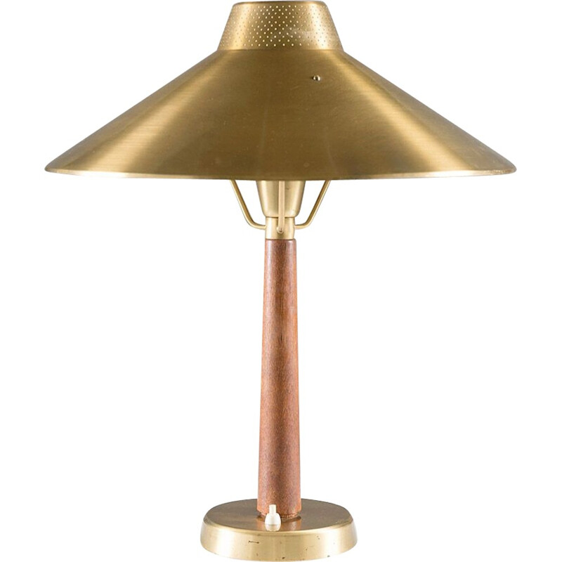 Swedish model 716 Table Lamp in Brass by Hans Bergström - 1940s